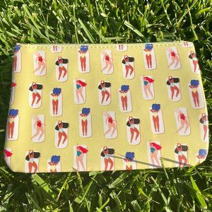 Pale Yellow Mini Zipper Bag